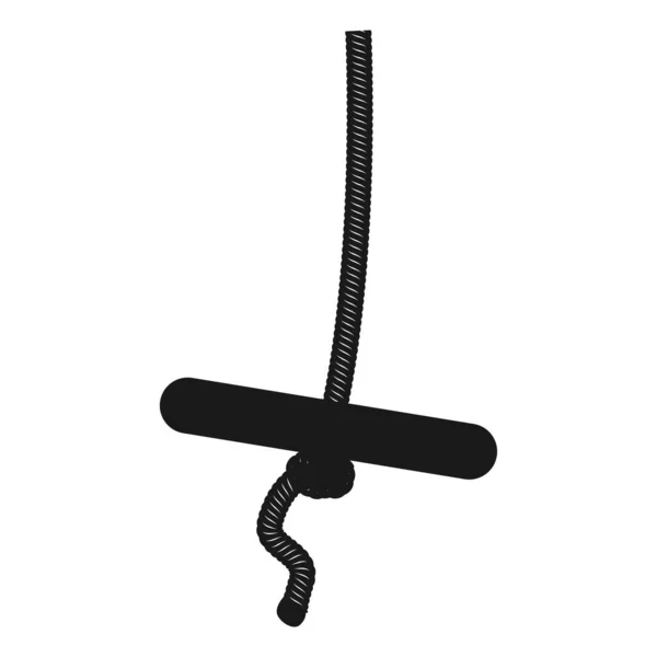Ícone Swing Design Símbolo Ilustração Vetorial — Vetor de Stock