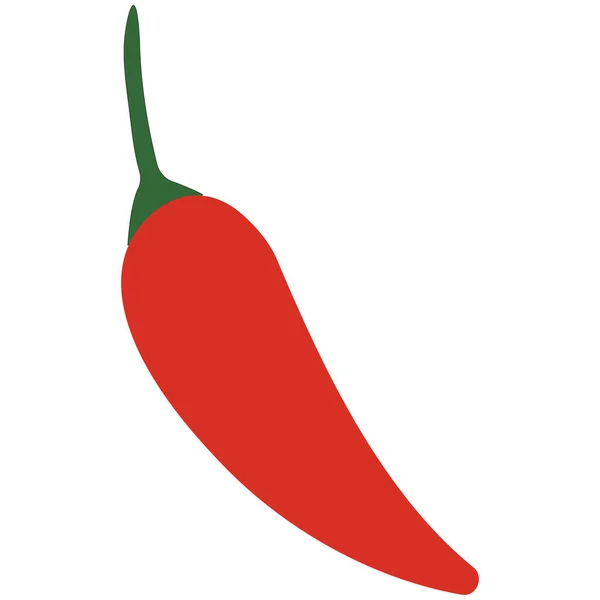 Chili Logo Vektor Illustration Vorlage Design — Stockvektor