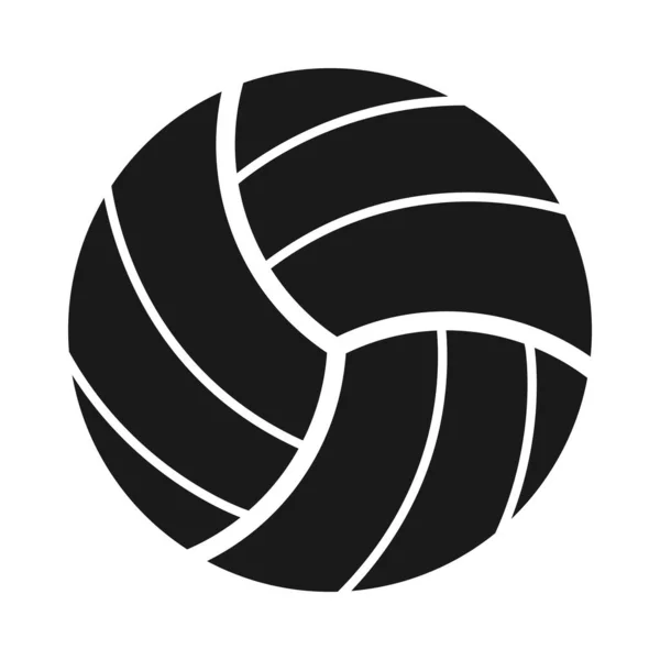 Volleyball Icon Vector Illustration Design — Vettoriale Stock