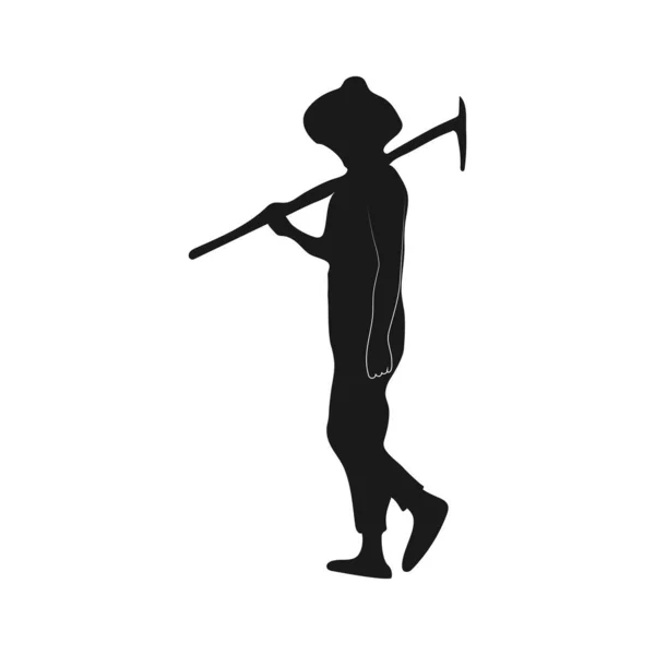 Іконка Людини Розмотує Векторний Дизайн Ілюстрації — стоковий вектор