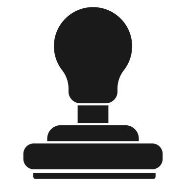 Damga vektör illüstrasyon sembolü tasarımı