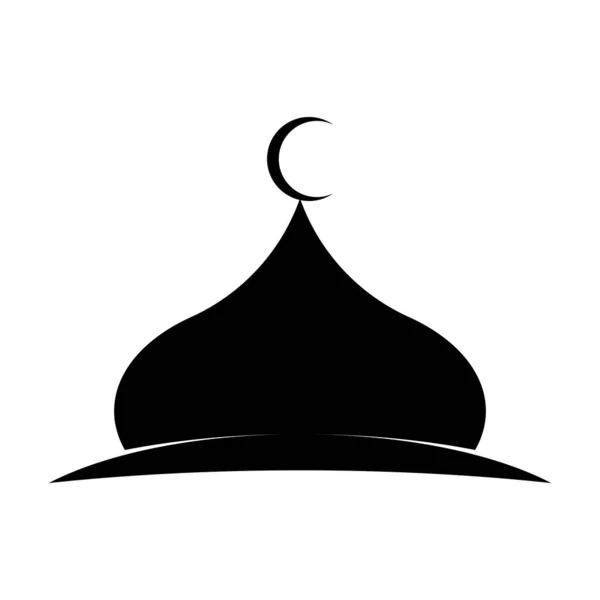 Τέμενος Εικονίδιο Θόλος Εικονογράφηση Διάνυσμα Σχέδιο — Διανυσματικό Αρχείο
