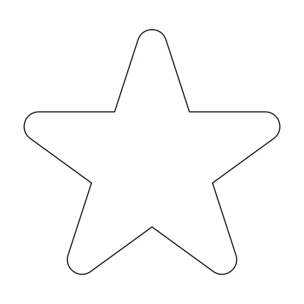 Stern Symbol Vektor Illustration Design — Stockvektor