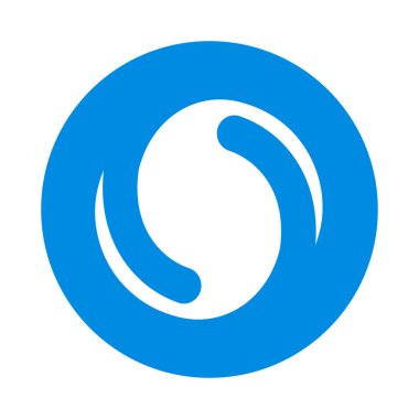 girdap simgesi logo vektör illüstrasyon tasarımı