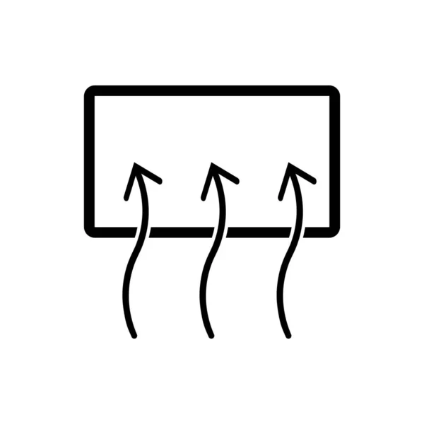 Hintere Fenster Symbol Vektor Illustration Symbol Design — Stockvektor