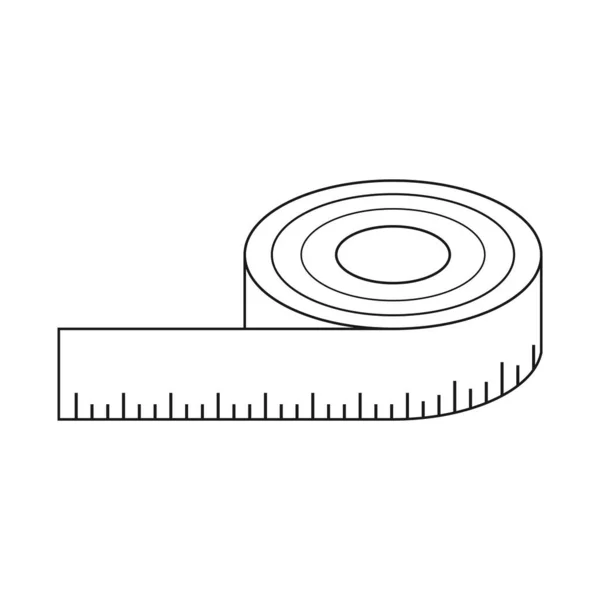 Іконка Лінійки Векторний Дизайн Ілюстрації — стоковий вектор