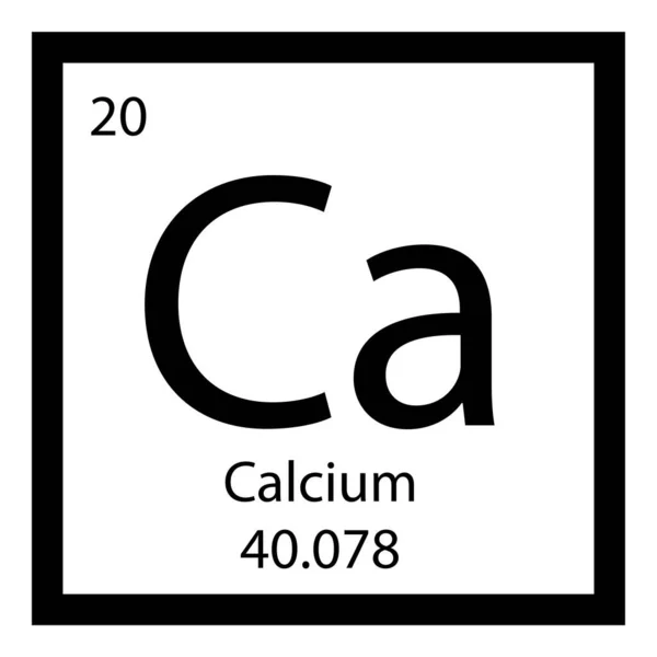 Symbole Calcium Icône Vectoriel Illustration Design — Image vectorielle