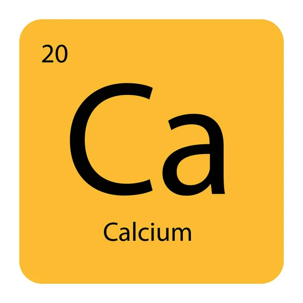 Symbole Calcium Icône Vectoriel Illustration Design — Image vectorielle