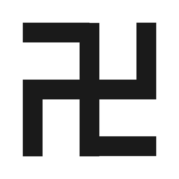 德语Swastika图标矢量图解设计 — 图库矢量图片
