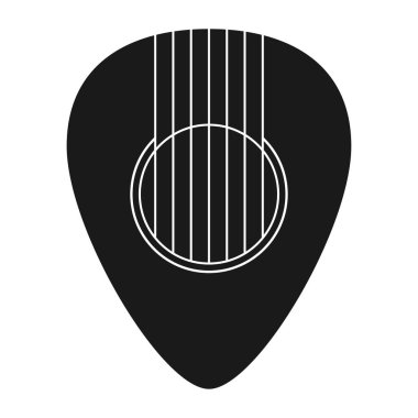 Pick guitar icon vector illustration symbol design clipart