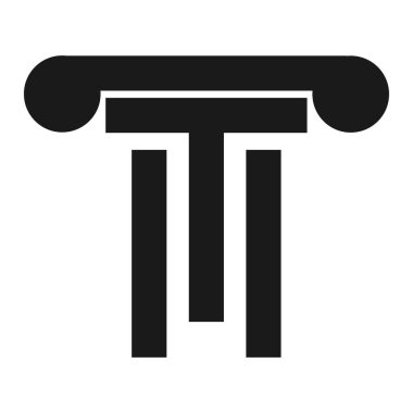 sütun logo vektör şablon tasarımı