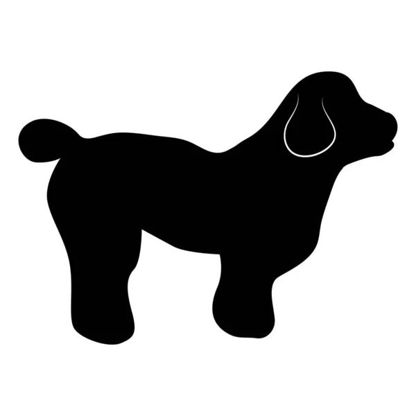 Hund Symbol Vektor Illustration Symbol Design — Stockvektor