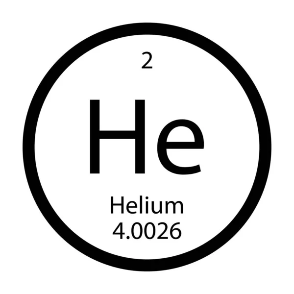 Illustration Vectorielle Icône Hélium — Image vectorielle
