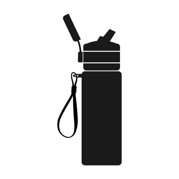 Trinkwasserflaschen Symbol Vektor Illustration Vorlage Design — Stockvektor