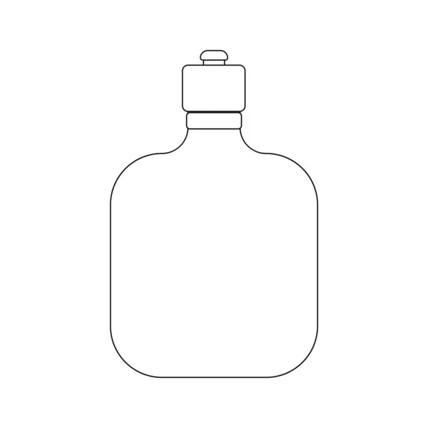 Bottiglie Acqua Potabile Icona Vettore Illustrazione Modello Progettazione — Vettoriale Stock
