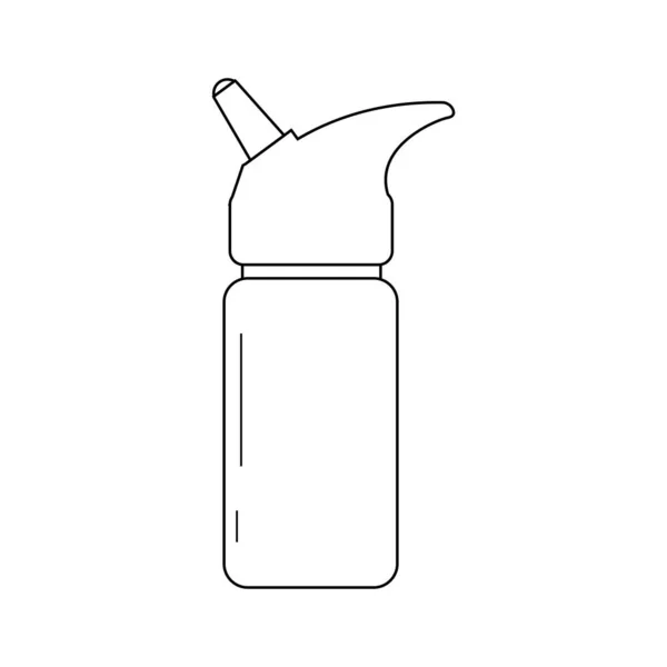 Конструкция Векторной Иллюстрации Бутылок Питьевой Водой — стоковый вектор