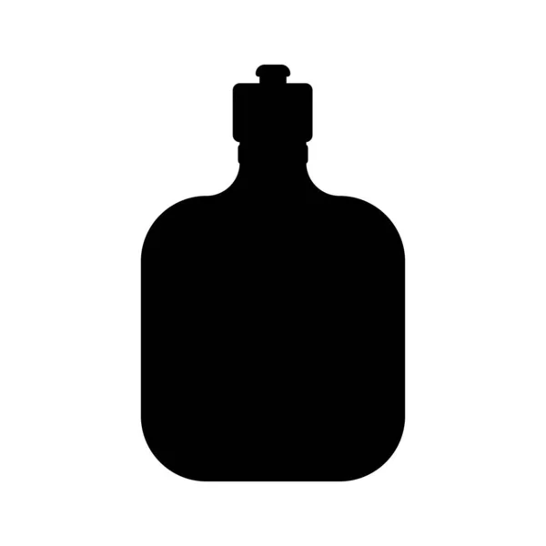 Drinking Water Bottles Icon Vector Illustration Template Design — Stock Vector