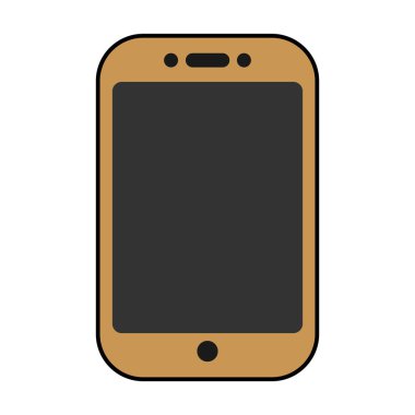 cep telefonu simgesi vektör çizimi