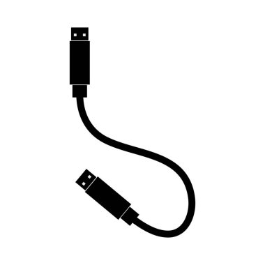 usb simge vektör illüstrasyon tasarımı