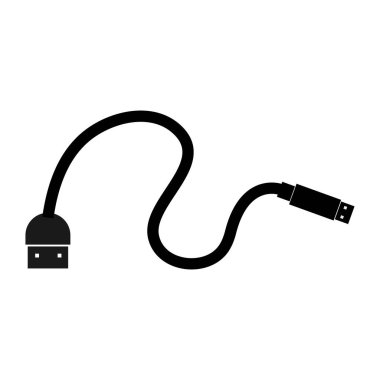 usb simge vektör illüstrasyon tasarımı