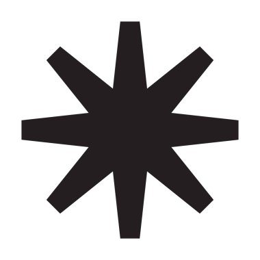 yıldız simgesi vektör illüstrasyon tasarımı