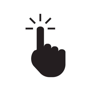 imleç simgesi vektör çizimi tasarımı