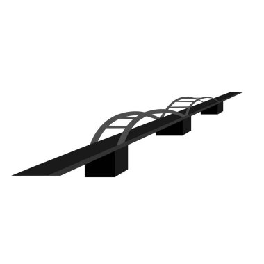 Köprü simgesi vektör illüstrasyon tasarımı