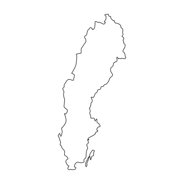 스웨덴 아이콘 일러스트 디자인 — 스톡 벡터