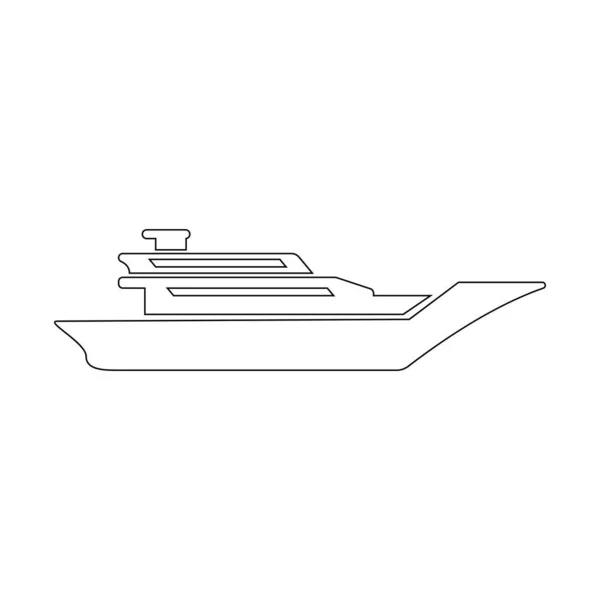 Дизайн Іконок Круїзного Корабля — стоковий вектор