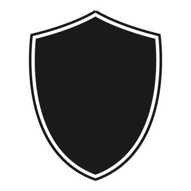 Kalkan logo vektör illüstrasyon şablonu tasarımı