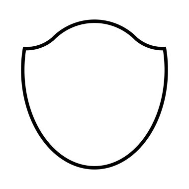 Kalkan logo vektör illüstrasyon şablonu tasarımı