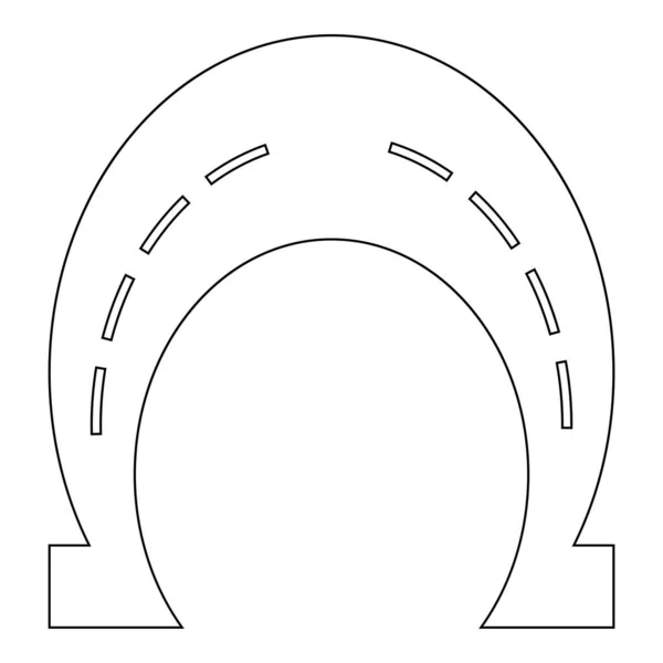 Illustration Vectorielle Icône Fer Cheval — Image vectorielle