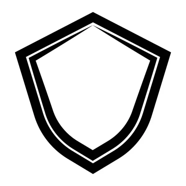 Projeto Modelo Ilustração Vetor Logotipo Escudo —  Vetores de Stock