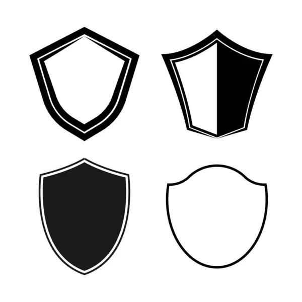Shield Logo Vector Illustration Template Design — Stock Vector