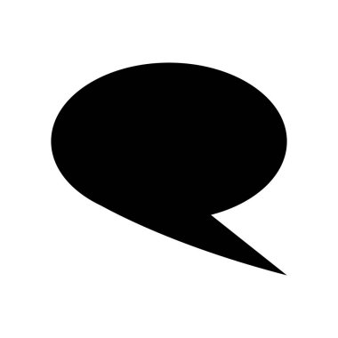 Konuşma balonu ikonu vektör illüstrasyon sembolü tasarımı