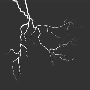 Lightning background vector illustration template design clipart