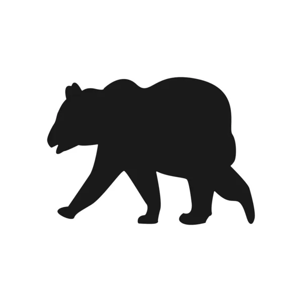 Ведмідь Значок Векторний Дизайн Ілюстрації — стоковий вектор