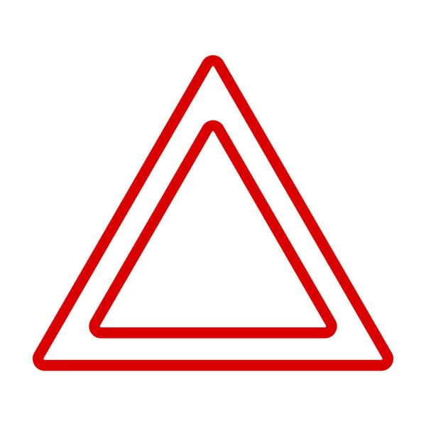 Desenho Símbolo Ilustração Vetor Ícone Luz Perigo —  Vetores de Stock