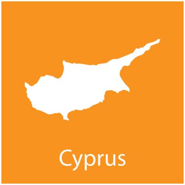 cythe island harita simgesi vektör illüstrasyon tasarımı