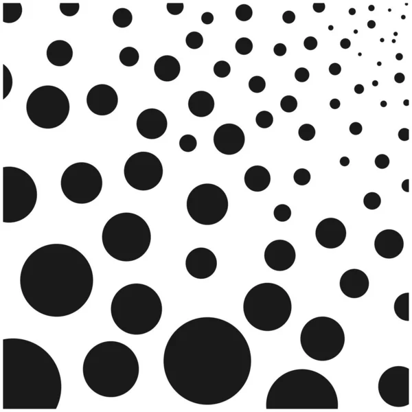 Polka Dot Achtergrond Vector Illustratie Ontwerp — Stockvector