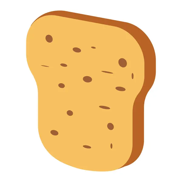 Bread Icon Vector Illustration Template Design — Stock Vector