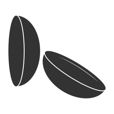 Kişi lens simgesi vektör illüstrasyon şablonu tasarımı