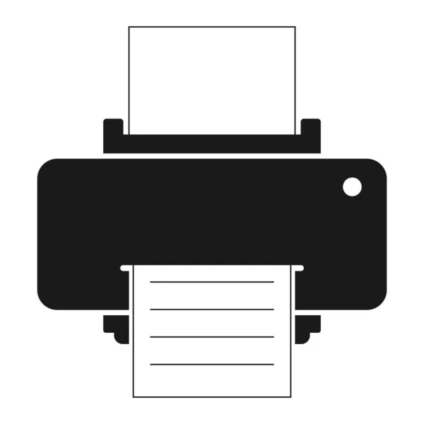 Icono Impresora Vector Ilustración Símbolo Diseño — Vector de stock