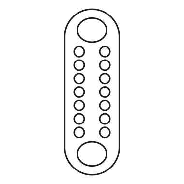 Congklak vektör simgesi, illüstrasyon sembolü tasarımı