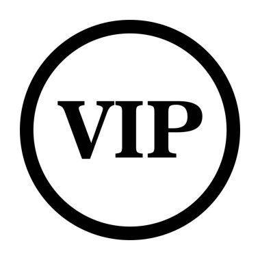 VIP ikon vektör illüstrasyon tasarımı