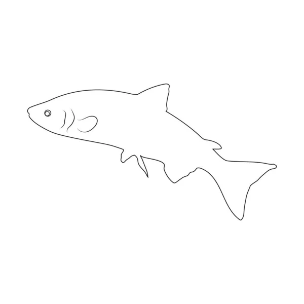 Риба Рибалка — стоковий вектор