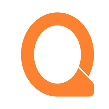 Q harfi logo vektör illüstrasyon tasarımı