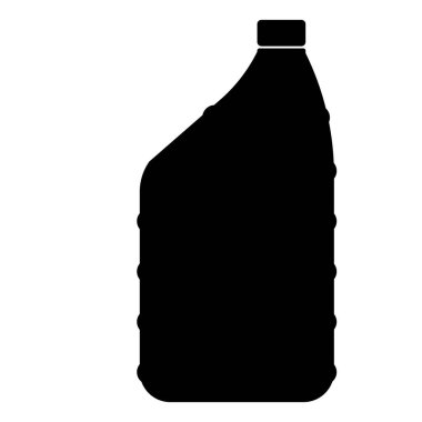 Motor yağı şişesi ikonu vektör illüstrasyon tasarımı