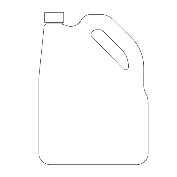 Motor Oil Bottle Icon Vector Illustration Design — Stock Vector
