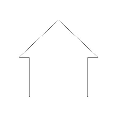 ev simgesi vektör illüstrasyon tasarımı